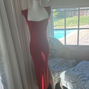 INTERMIX Strapless Red Dress